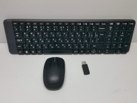 Беспроводная клавиатура и мышь Logitech Wireless Combo MK220 Black USB