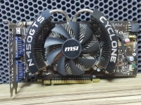 Видеокарта MSI GeForce GTS 450 783Mhz PCI-E 2.0 1024Mb 3608Mhz 128 bit DVI HDMI HDCP (N450GTS Cyclone 1GD5/OC)