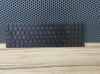 Клавиатура для ноутбука Asus N56, N56V, N76 с красной подсветкой