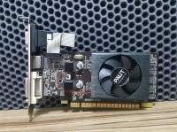 Видеокарта Palit GeForce 210 589Mhz PCI-E 2.0 512Mb 1250Mhz 32 bit DVI HDMI HDCP Black Cool