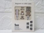Кабель USB для iPhone 5 + MicroUSB магнитный
