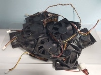 Вентилятор для корпуса ПК 80x80мм 3-pin / molex в ассортименте (б/у)