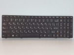 Клавиатура для ноутбука Lenovo G580, V580, Z580 черная с черной рамкой б/у
