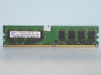 Оперативная память DDR2 2Gb 800MHz Samsung PC2-6400U-666-12-E3 (M378T5663EH3-CF7)(б/у)