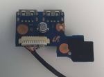 USB плата с кнопкой старта ноутбука Samsung NP305V5A BA92-08658A