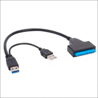 Кабель переходник USB 3.0 - SATA lll для 2.5 SSD - HDD жестких дисков