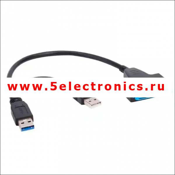 Переходник USB — SATA (7+15, для 2,5′ HDD) купить в магазине радиотехники «Проконтакт»