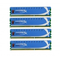 Оперативная память HyperX 8 ГБ (2 ГБx4 шт) DDR3 2400 МГц  KHX2400C11D3K4/8GX