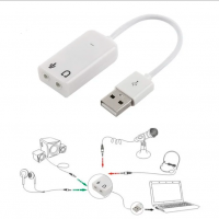 USB  Внешняя звуковая карта DEXP