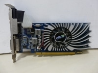 Видеокарта ASUS GeForce GT 610 810Mhz PCI-E 2.0 1024Mb 1200Mhz 64 bit DVI HDMI (GT610-1GD3-L)(б/у)