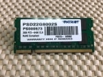 Оперативная память 2 ГБ DDR2 SODIMM Patriot Signature [PSD22G8002S]