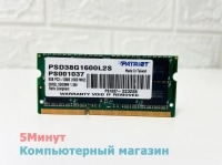 Оперативная память So-Dimm 8Gb DDR3L-12800 PATRIOT PSD38G1600L2S